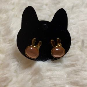 3 for 10 EARRINGS - pink bunny 🐰